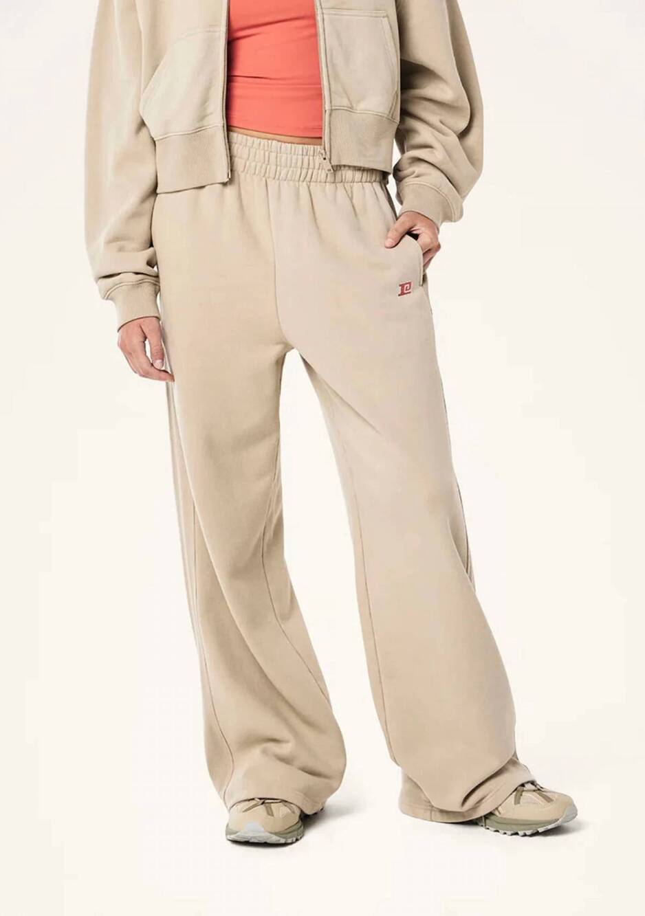 NEW P.E. NATION eastside track pants in oxford tan